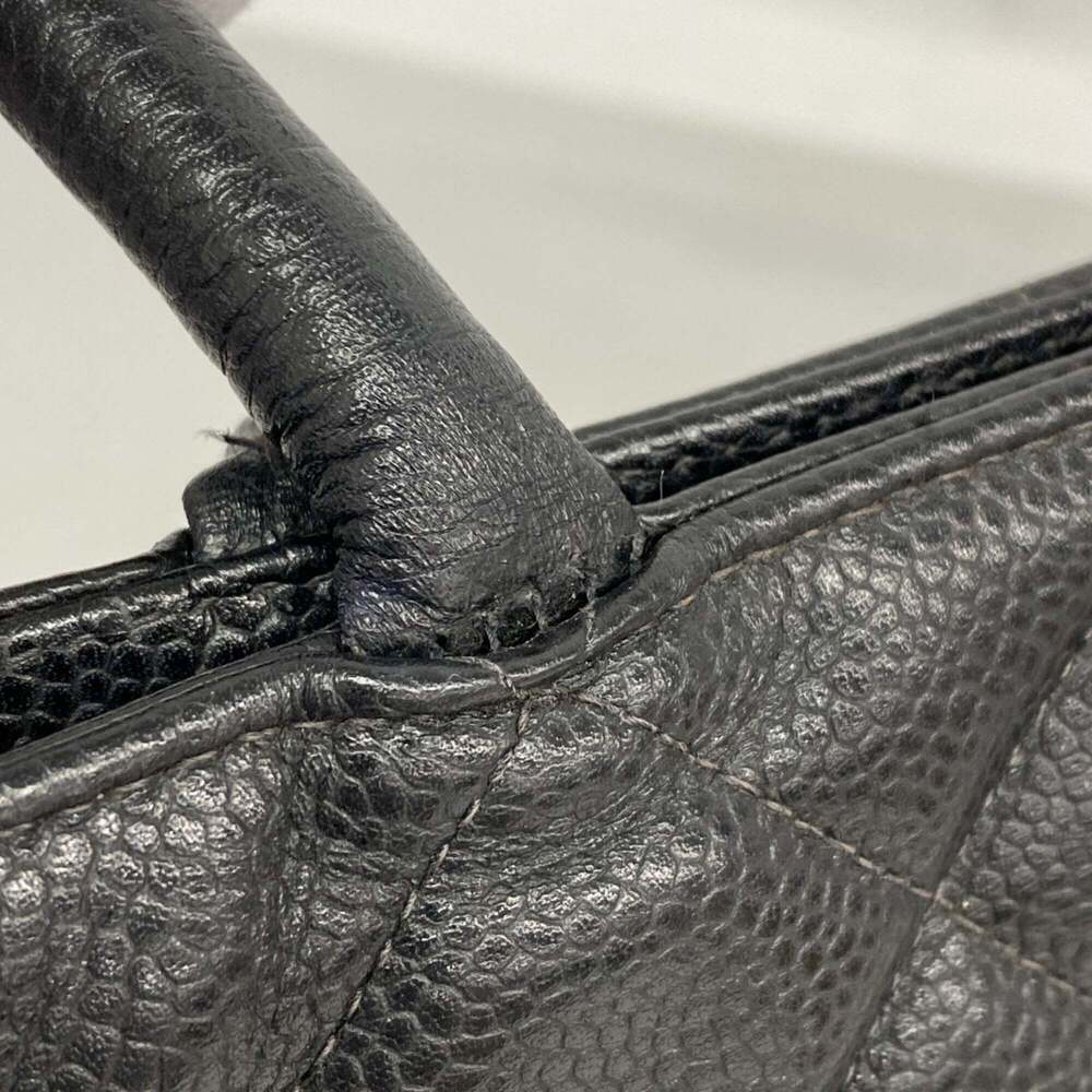 CHANEL Black Caviar Leather Reissue Tote Bag - Picture 7 of 10
